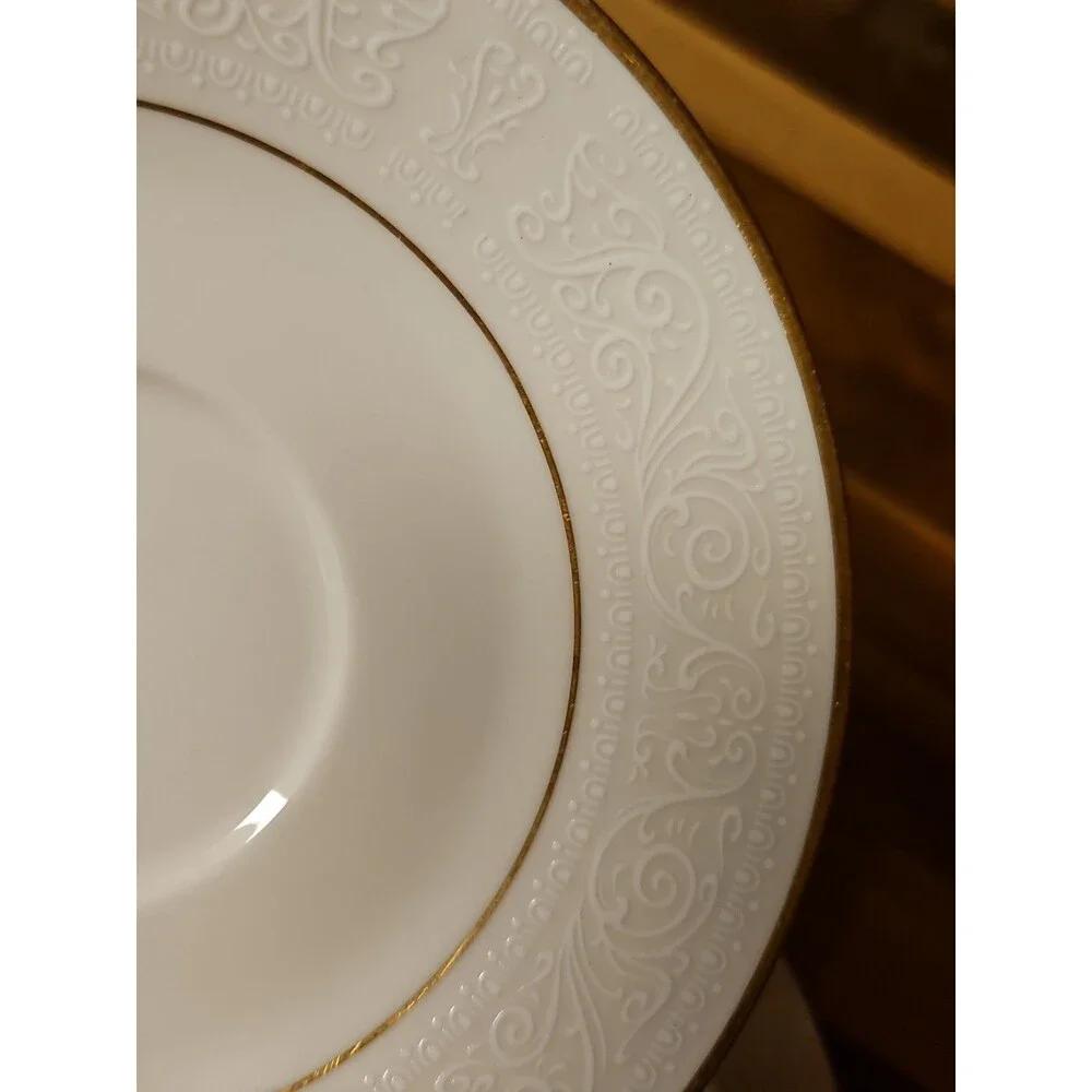 Set of 6 Vintage Noritake Ivory China Tulane 7562 6